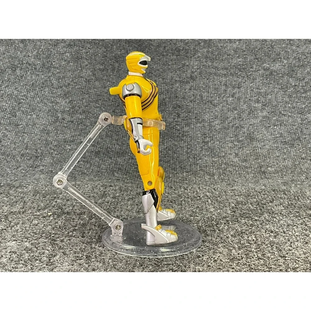 Bandai Power Rangers Wild Force Yellow Spin Morphin Ranger Flip Head Figure 2001